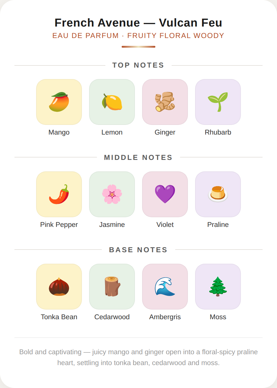 French Avenue ~  Vulcan Feu